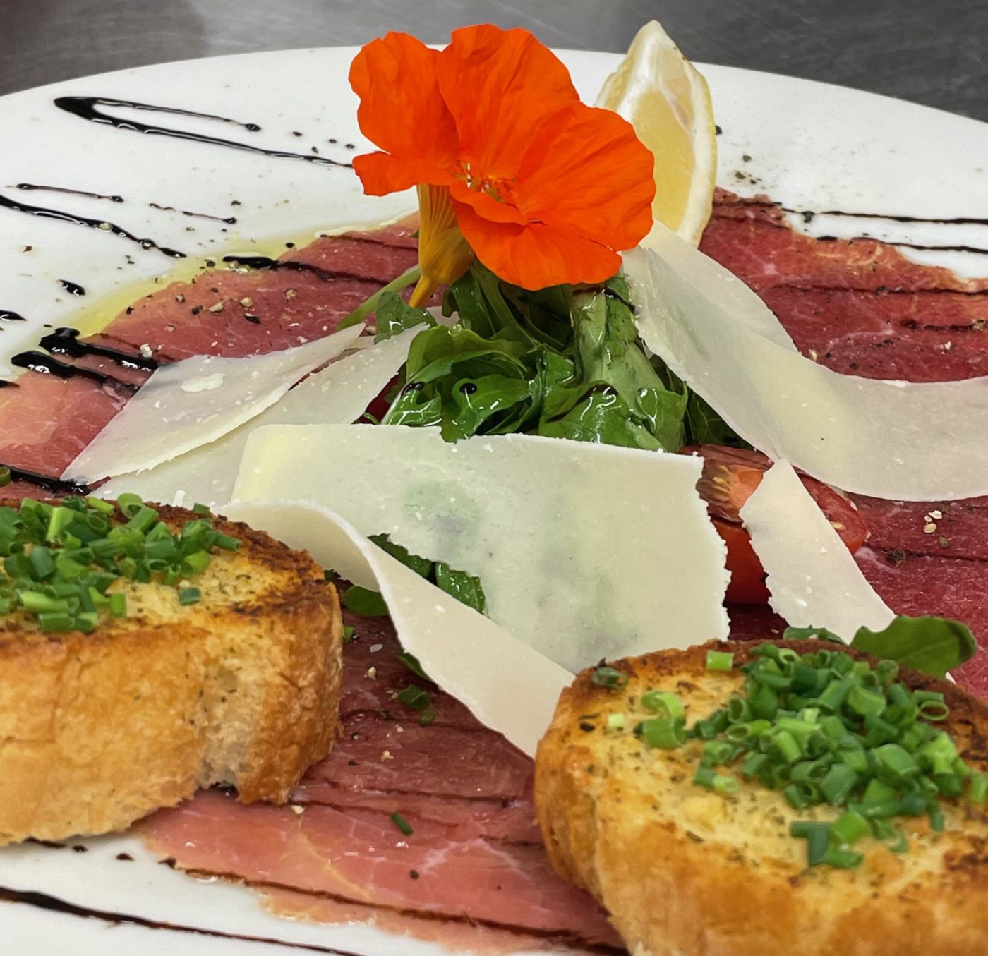 Restaurant Holzerstubn Ehrwald Carpaccio 1