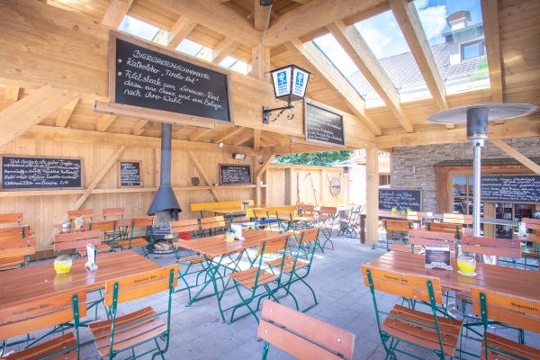 Ehrwald Restaurant Holzerstubn Unser Biergarten